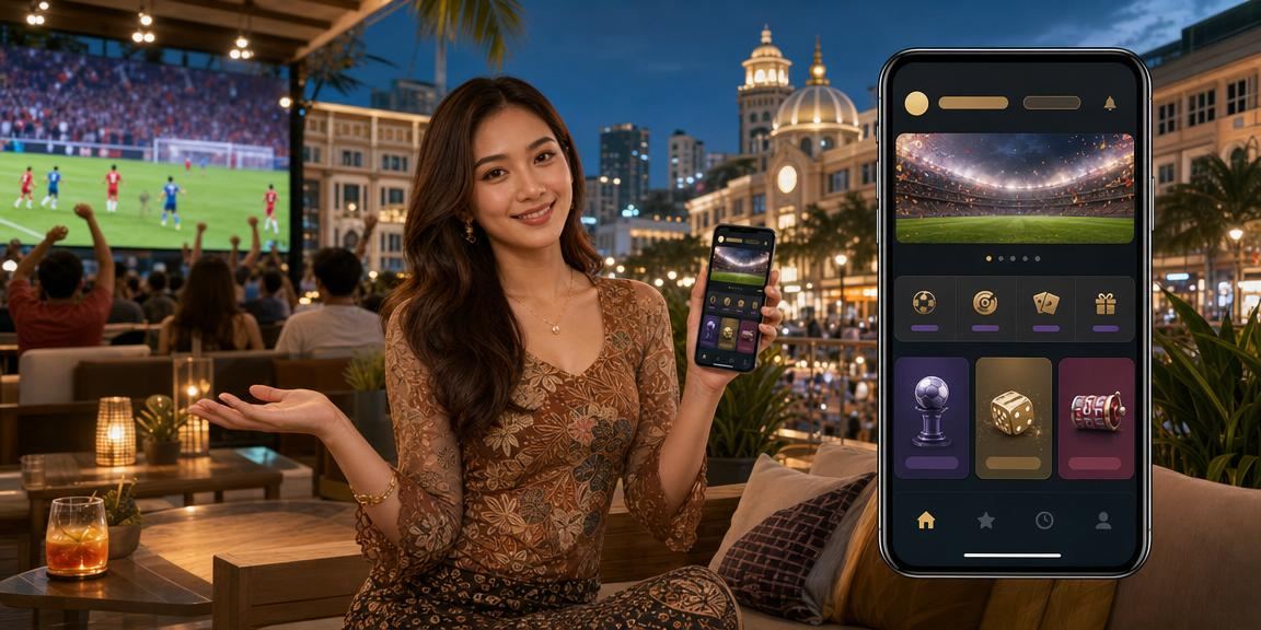 Peminat bola sepak Johor Bahru menonton perlawanan langsung sambil bertaruh dalam talian