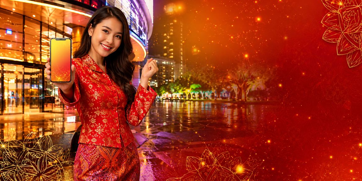 Promosi bonus amplop merah khas dari 50300